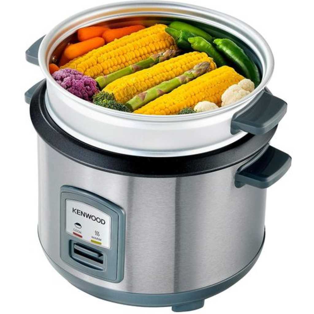 Kenwood 2.8-Litre Rice Cooker With Steamer, Large 2.8L Capacity, RCM71