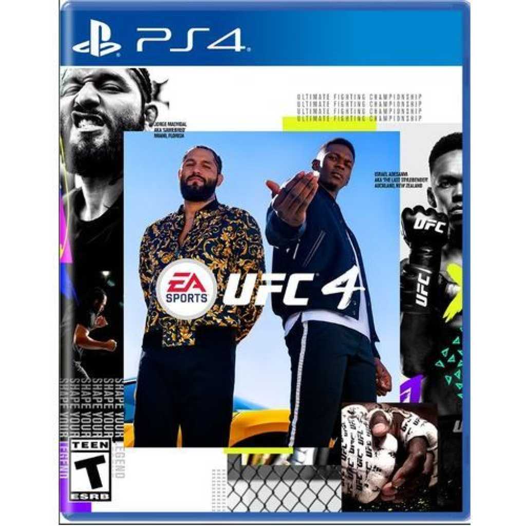 EA Sports UFC 4 PS4 PlayStation 4 - Blue