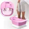 Folding Foot Bath Tub Electric Heating Thermostatic Constant Temperature Massage Foot Bath Spa Massager- Multicolor