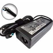 HP Laptop Charger; 65W Power Adapter & Small Blue Pin (19V 3.3A ) - Black