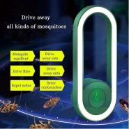 Multifunctiona Wall Plug Electronic Ultrasonic Smart Pest Repeller Mosquito Bugs Cockroach Light- Multicolor