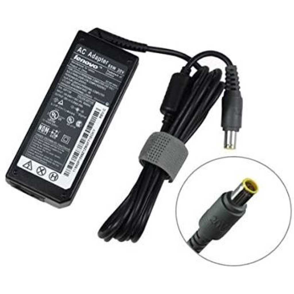 Lenovo Yellow round 20v/3.25A/4.25 Big Pin Laptop Charger Adapter 7.9.*5.5