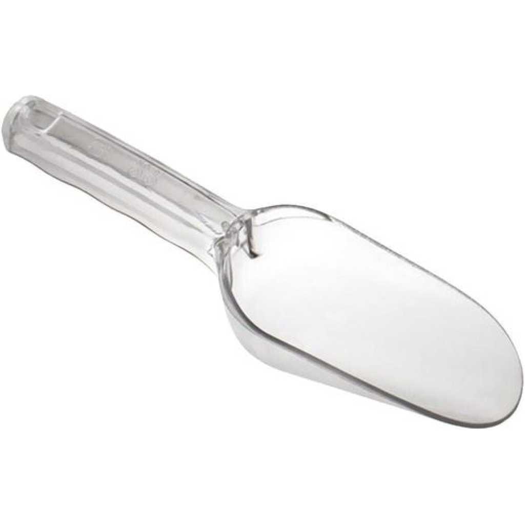 Ice Cube Shovel Scoop Scraper Plastic Clear Ice Bucket Bar Tools- Clear