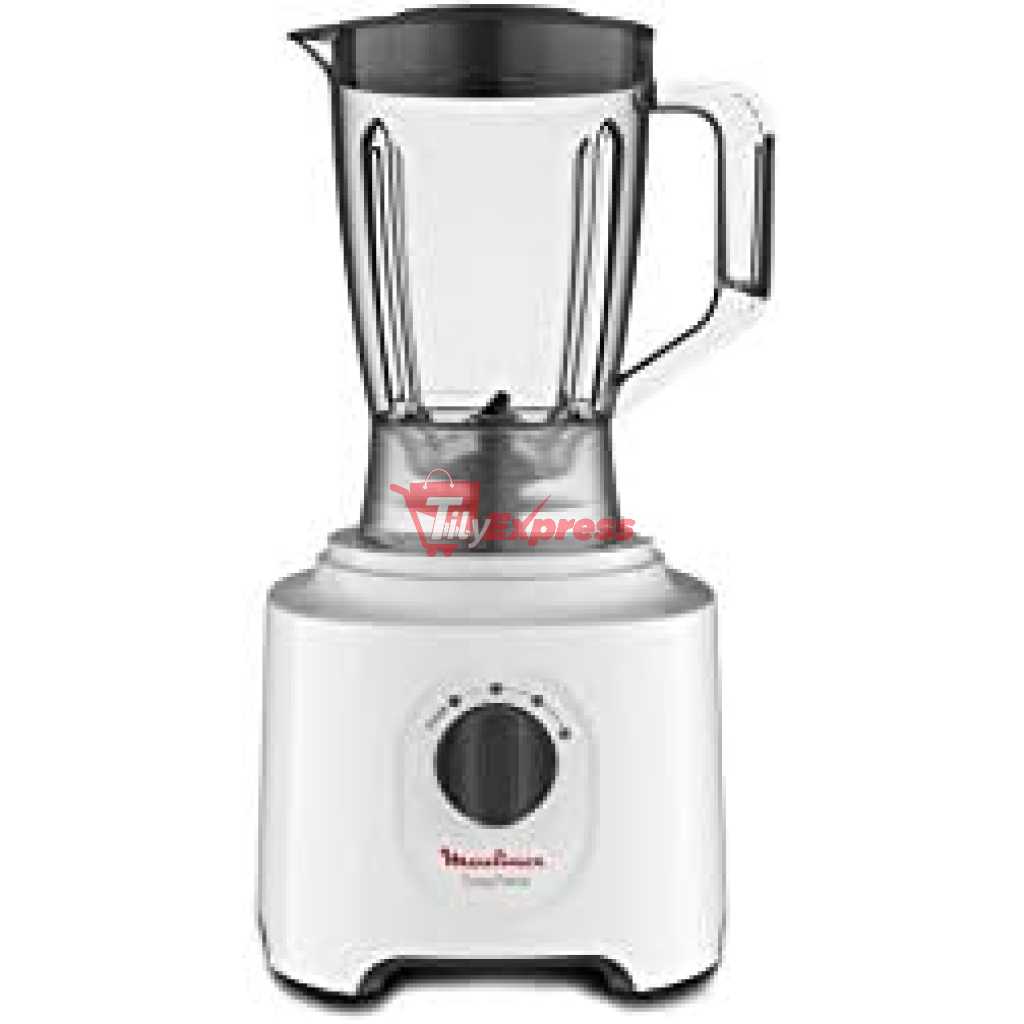 Moulinex Food Processor, Easy Force 800 Watts, 6 Attachments, +25 different functions, 1.8 Liter and 2.4Liter Bowl capacity, FP247127