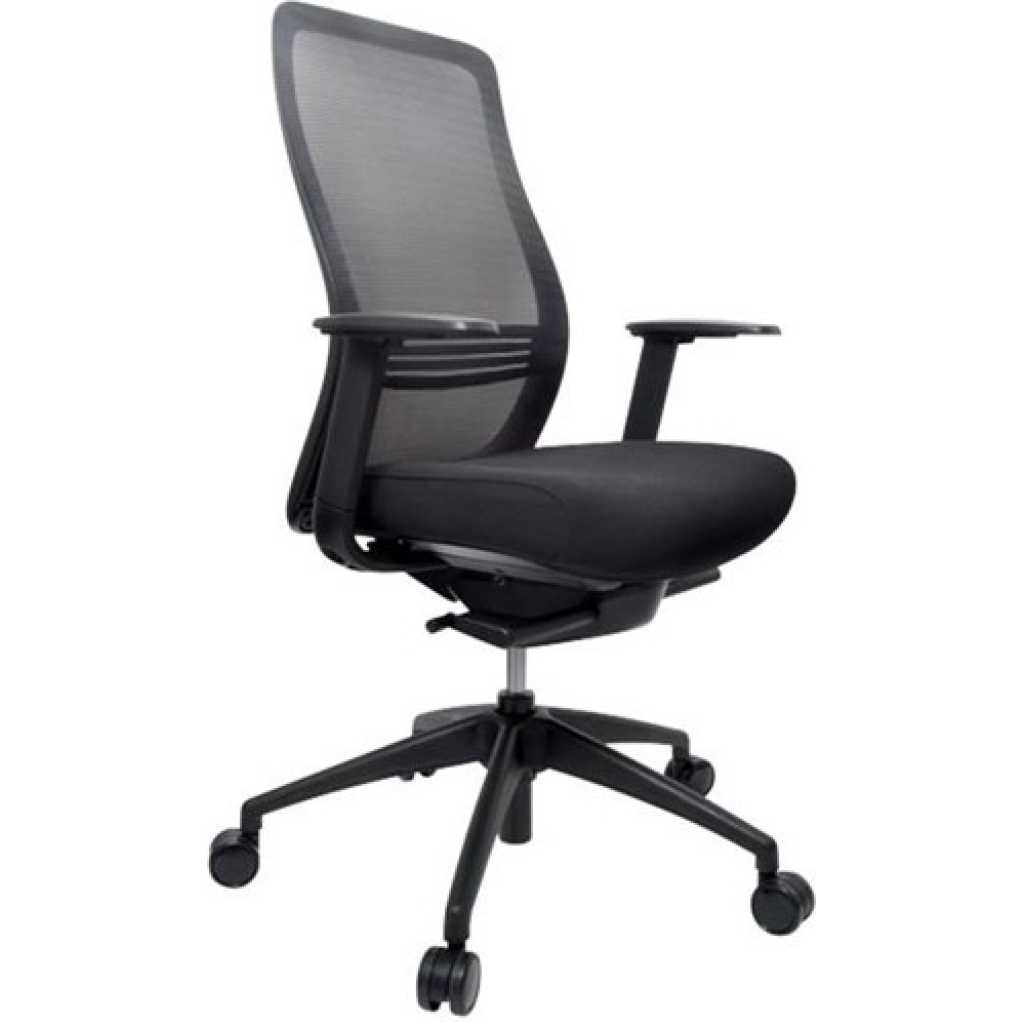 Konfurb Luna Office Chair Mesh-Black