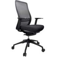 Konfurb Luna Office Chair Mesh-Black Home Office Desk Chairs TilyExpress