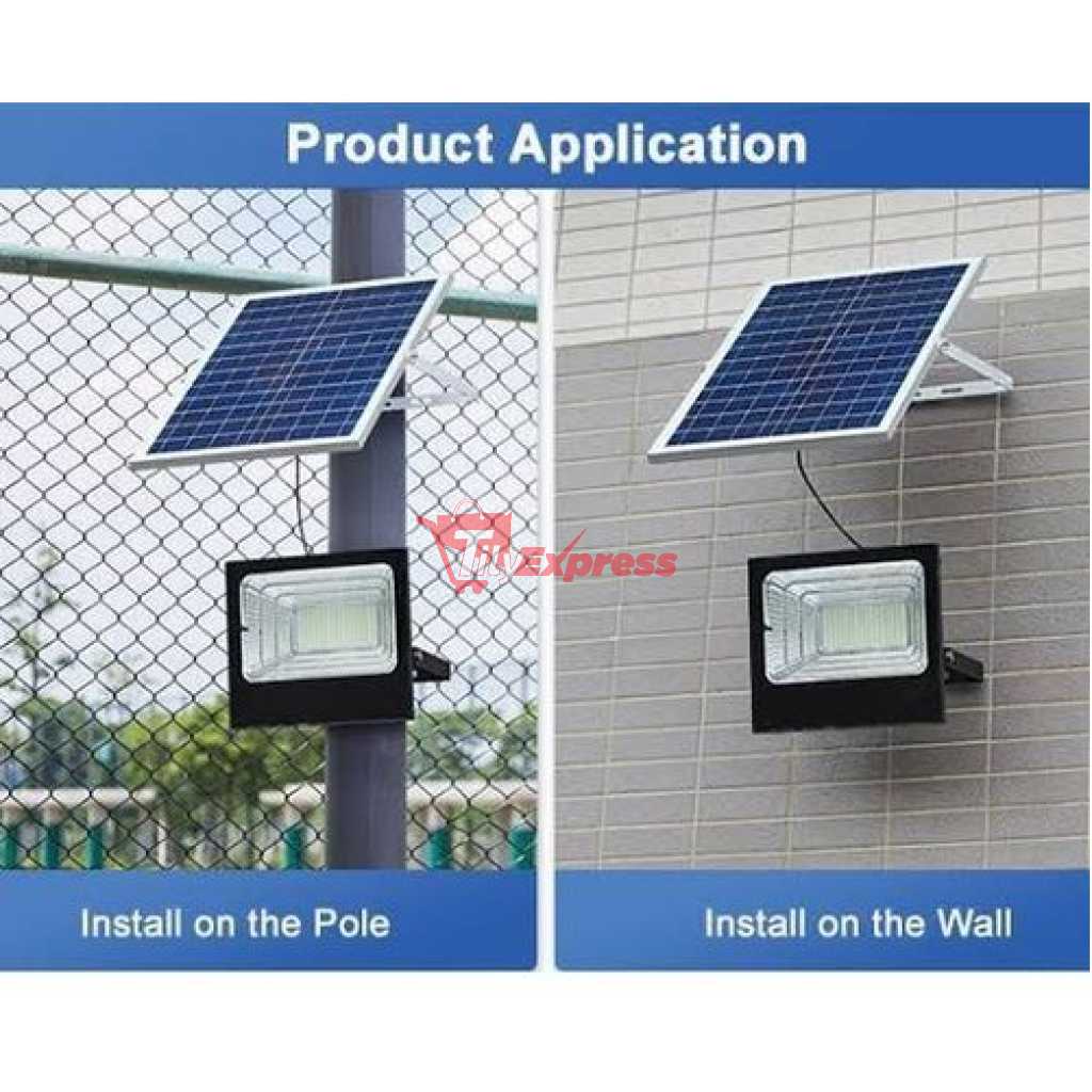 Solar Security Light 60 Watts Floodlight - Black