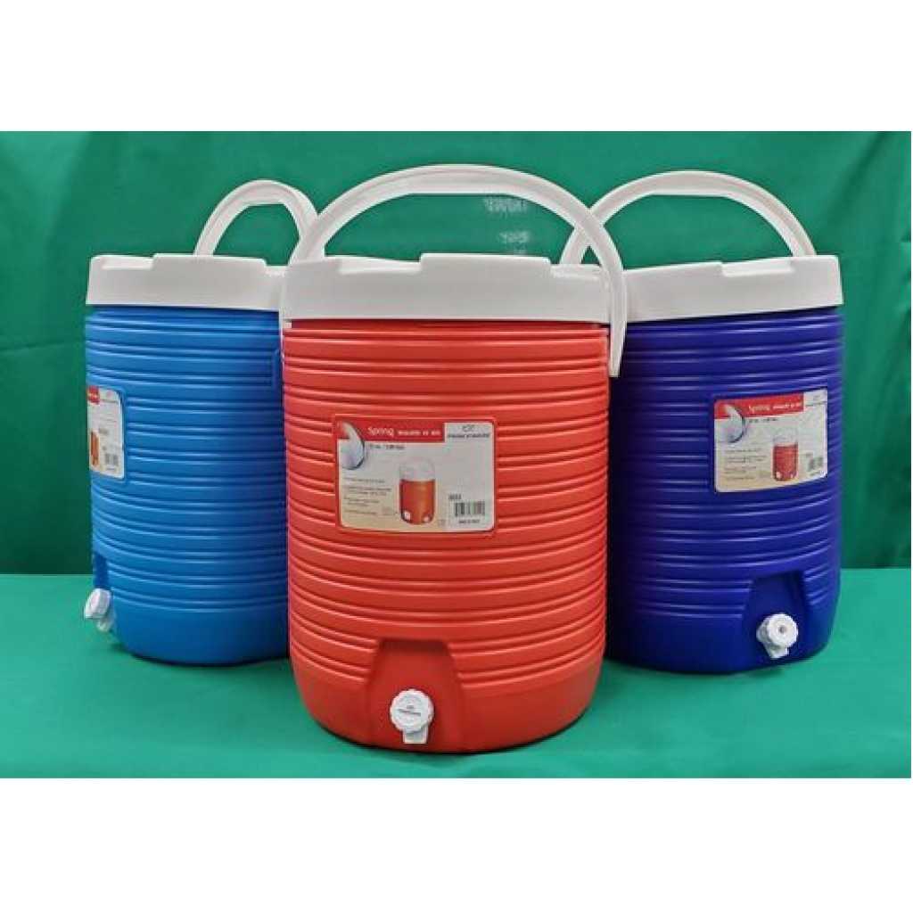Princeware 17Litres Spring Insulated Ice Chiller Box Water Ice Cooler Jug- Multicolor