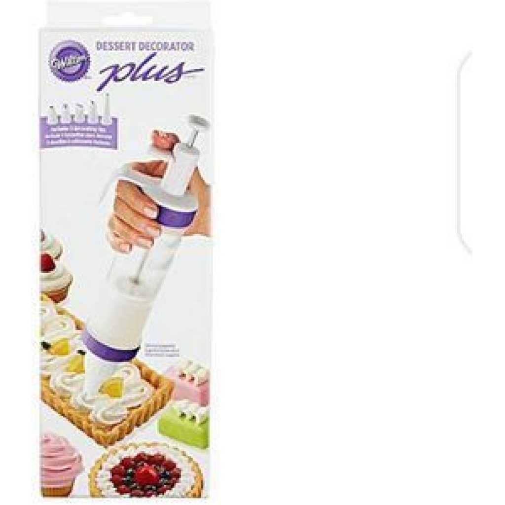 None Dessert Decorator Plus Cake Decorating/Icing Tool Set Multi Color