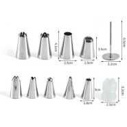 50 Pieces Set Useful Cake Icing Decorating Tool Kit-Silver Decorating Kits TilyExpress