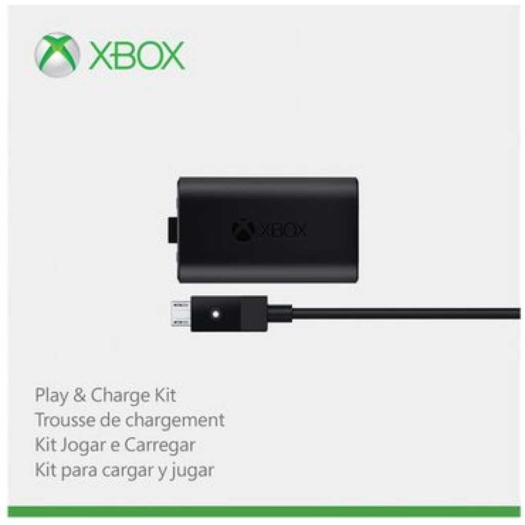 Microsoft Official Xbox One Play and Charge Kit (Xbox One) - Black