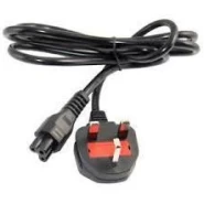 AC 3 Pin Laptop Notebook Adapter Power Cord Cable - Black