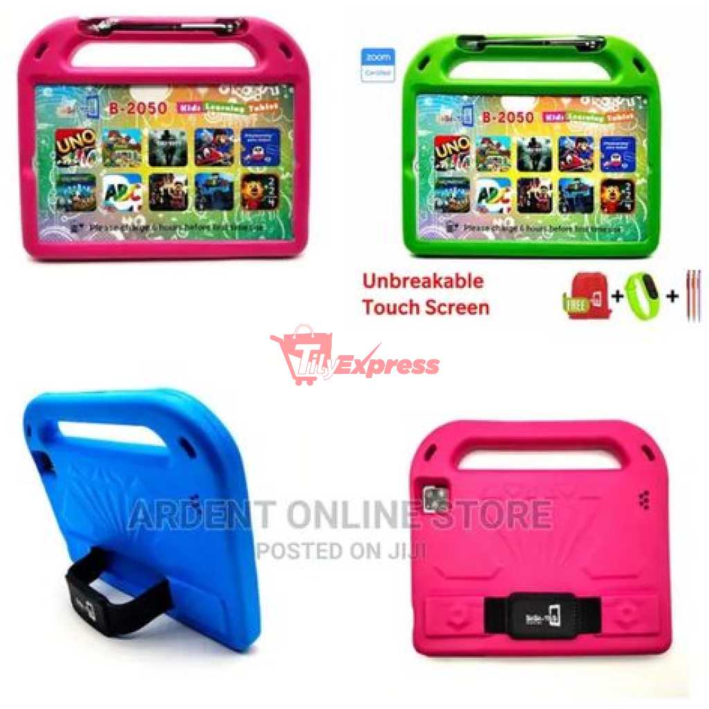 Bebe Tab B2050 Kids Tablet - 10" Display, 256GB ROM + 6GB RAM, Dual SIM - Pink