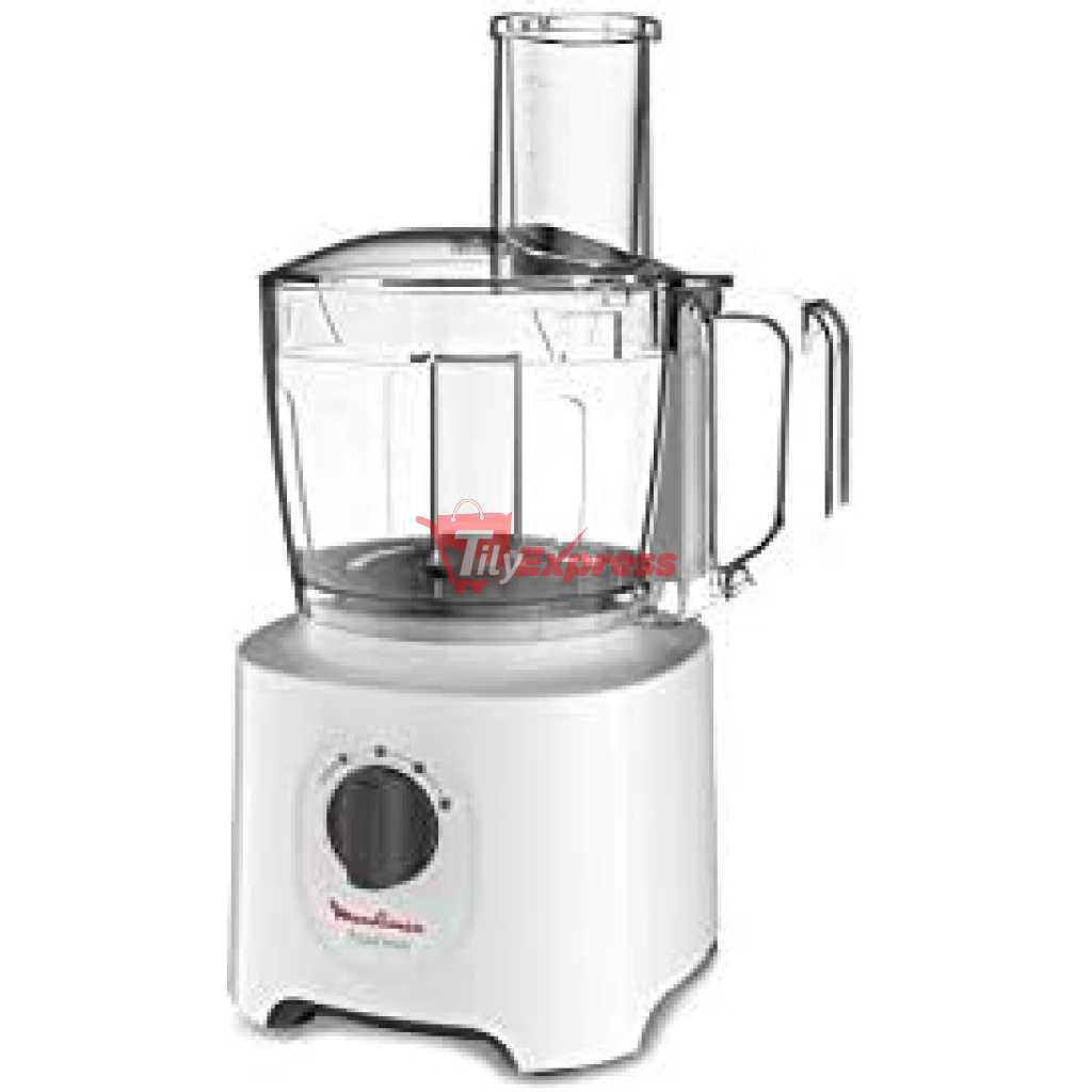 Moulinex Food Processor, Easy Force 800 Watts, 6 Attachments, +25 different functions, 1.8 Liter and 2.4Liter Bowl capacity, FP247127