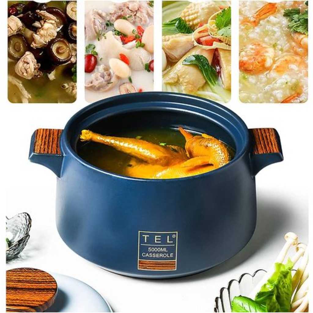 3 Pieces Of Ceramic Casserole Dish With Insulated Handles Japanese Novelty Household Slow Stew Delicious Soup Pot, Non-Stick Easy to Clean Induction Compatible Round Soil Pot -Multicolor