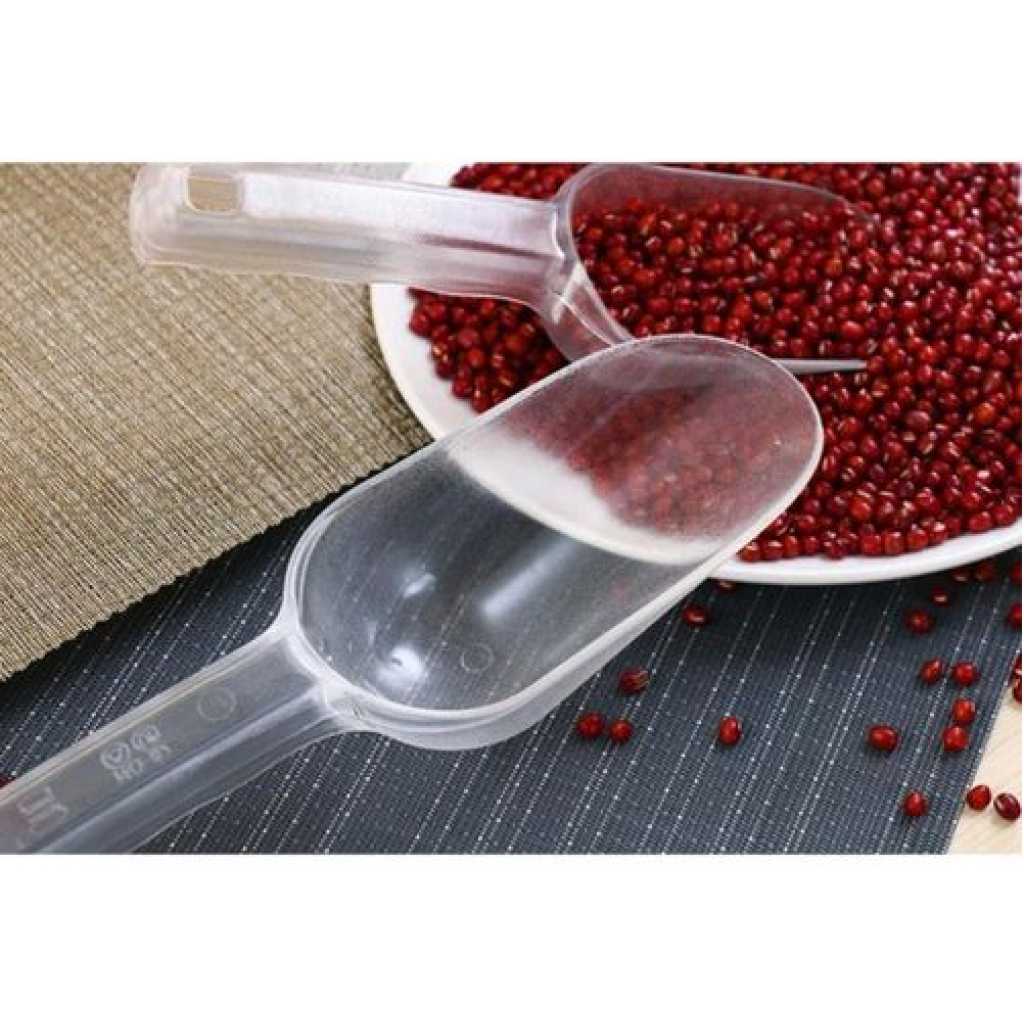 Ice Cube Shovel Scoop Scraper Plastic Clear Ice Bucket Bar Tools- Clear