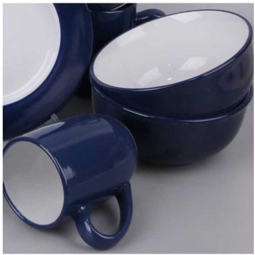 16-Piece Of Tableware Set Of Plates Cups Bowls Sideplates Dinner Sets Stoneware Dinnerware Set Food Plate Ceramic Dishes To Eat Dish