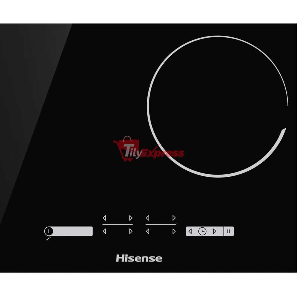 Hisense 60cm Built-in Ceramic Hob With Touch Control, E6431C Electric Cooker - Black
