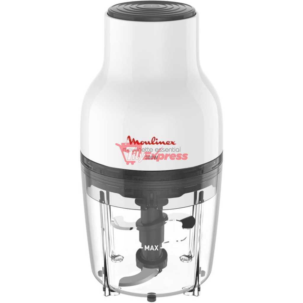 Moulinex Moulinette Essential Chopper, 300 watts, Plastic, DJ520127 - White /Black,