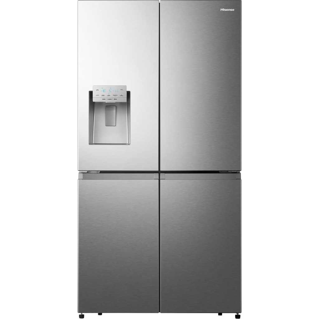 Hisense 730-Litre French Door Side by Side Fridge RC-73WC4SW1; With Ice & Water Dispenser, Frost Free Refrigerator - Silver