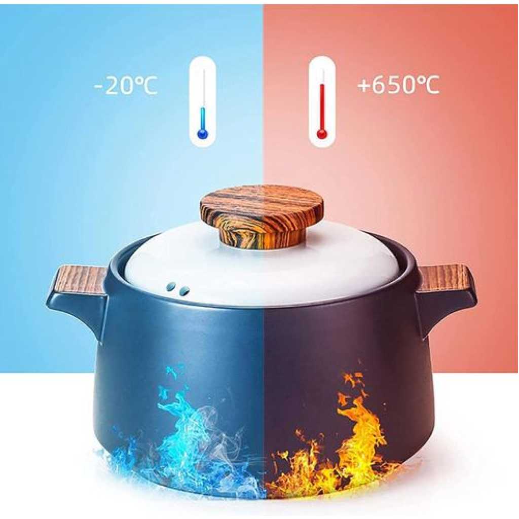 3 Pieces Of Ceramic Casserole Dish With Insulated Handles Japanese Novelty Household Slow Stew Delicious Soup Pot, Non-Stick Easy to Clean Induction Compatible Round Soil Pot -Multicolor
