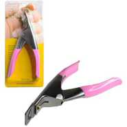 Trimmer Manicure Tools Acrylic Nail Clippers Cutter Fake False Nail Clippers Edge Cutter- Pink