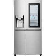 LG 668 Litres Side by Side Refrigerator with InstaView Door in Door, Shiny Steel - GR-X257CSAV