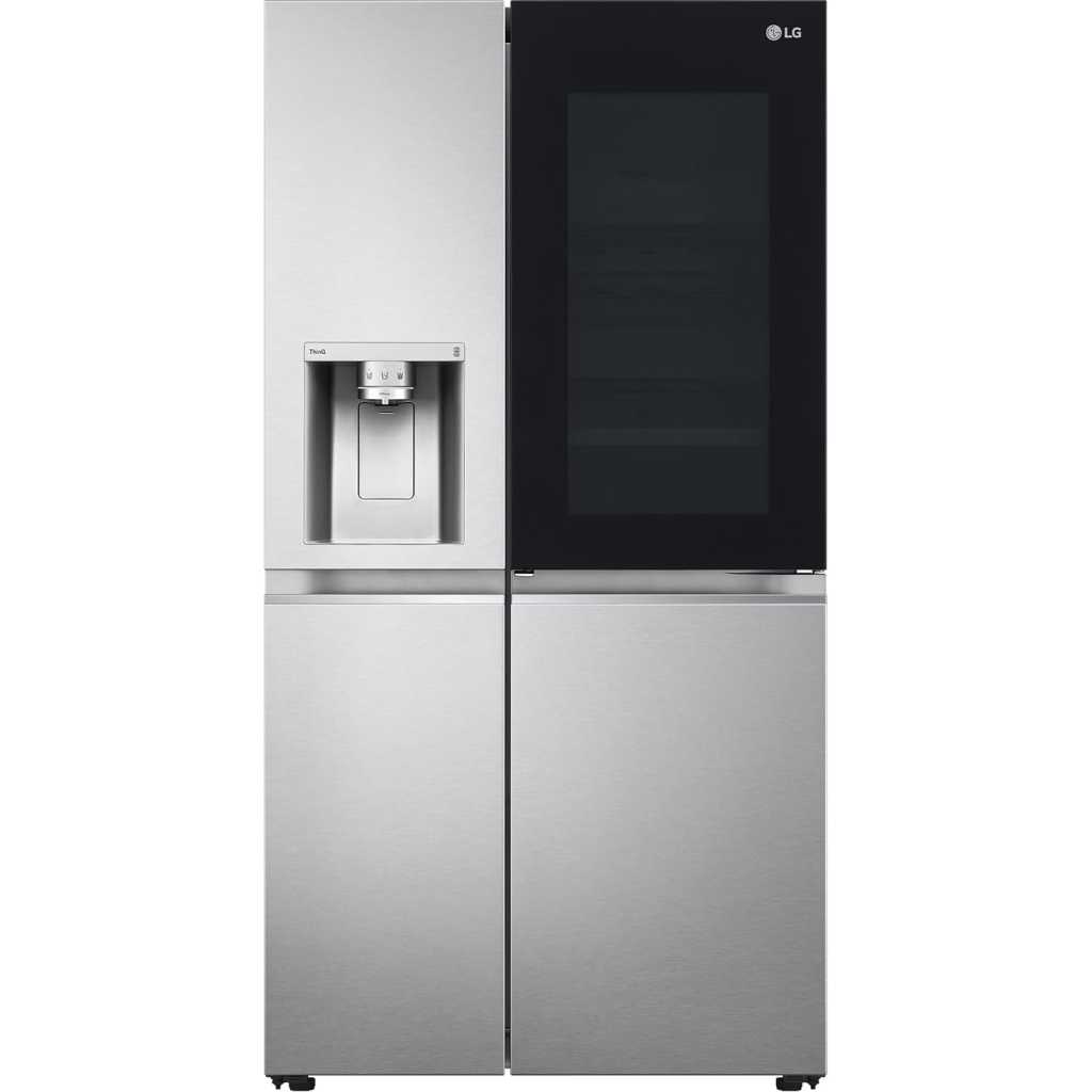 LG 674 L Frost-Free Inverter Linear Compressor Wi-Fi Side-By-Side Refrigerator, Knock Twice, See Inside (GC-X257CSES, Noble Steel, Door Cooling+, Hygiene Fresh+, Water and Ice Dispenser with UV Nano