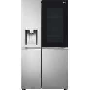 LG 674 L Frost-Free Inverter Linear Compressor Wi-Fi Side-By-Side Refrigerator, Knock Twice, See Inside (GC-X257CSES, Noble Steel, Door Cooling+, Hygiene Fresh+, Water and Ice Dispenser with UV Nano