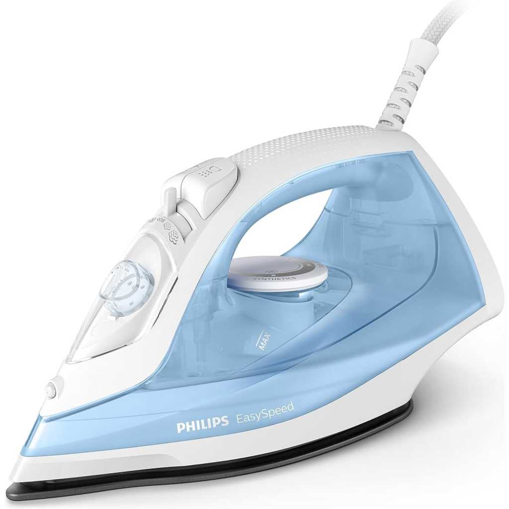 Philips EasySpeed Steam Iron GC1740/26, Steam Boost Up to 90g, Non-stick Soleplate - Blue