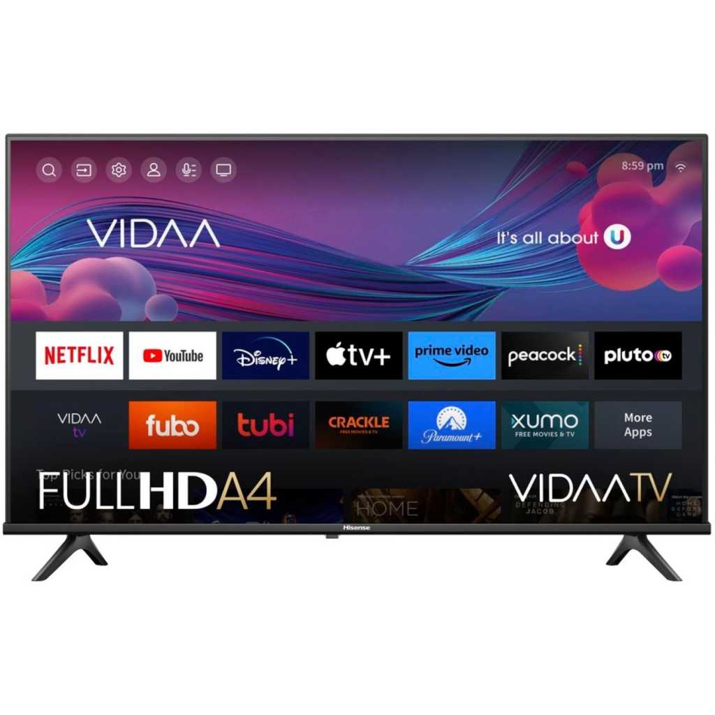 Hisense - 43" Class A4 Series LED Full HD 1080P Smart Vidaa TV