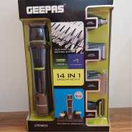 Geepas GTR56026 14 in1 Grooming Kit, Hair Trimmer, Electric Shaver - Magnetic Suction Charging Mode| 60 Minutes Working | Lithium Battery| Indicator Life| Ideal for Short & Long Hair