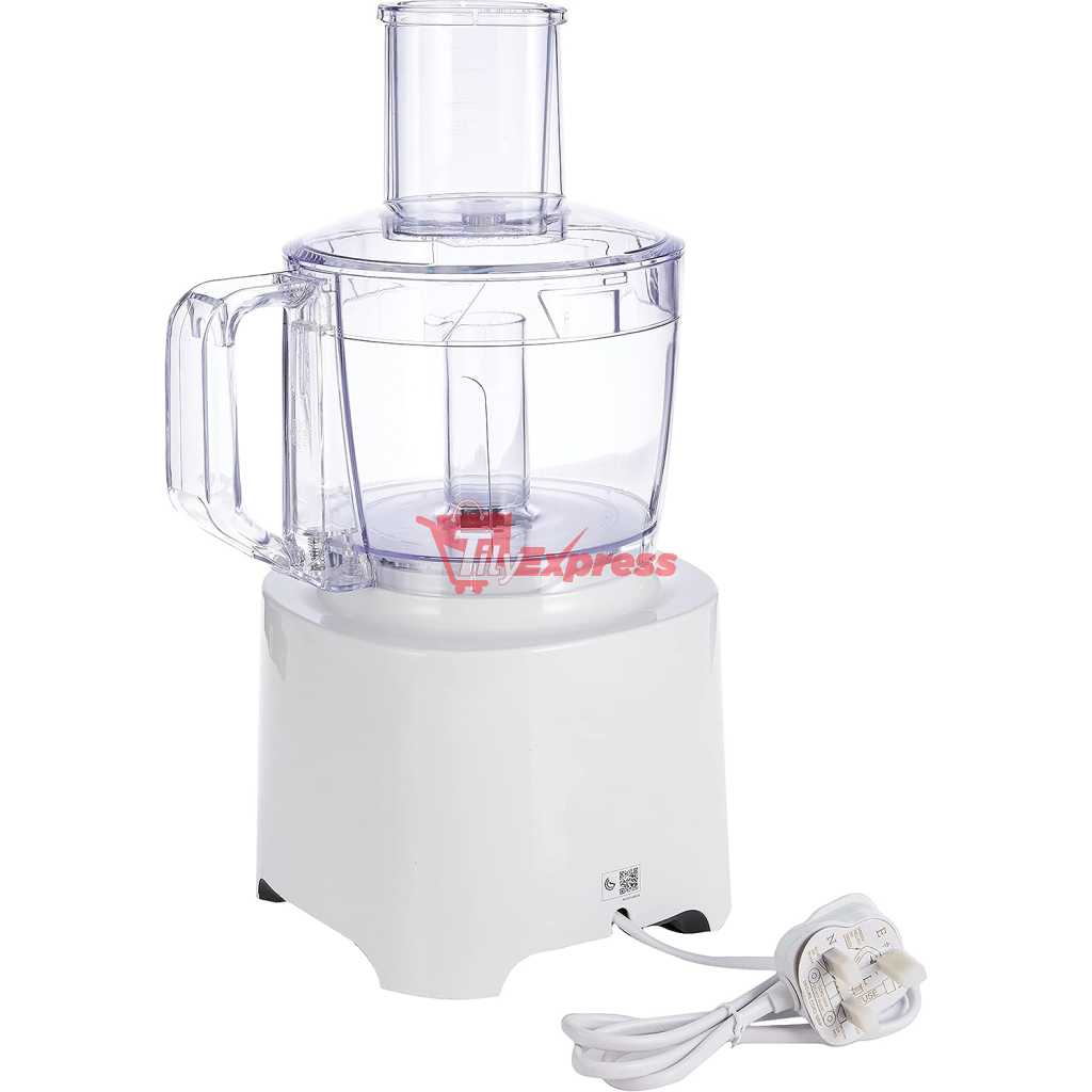 Moulinex Food Processor, Easy Force 800 Watts, 6 Attachments, +25 different functions, 1.8 Liter and 2.4Liter Bowl capacity, FP247127