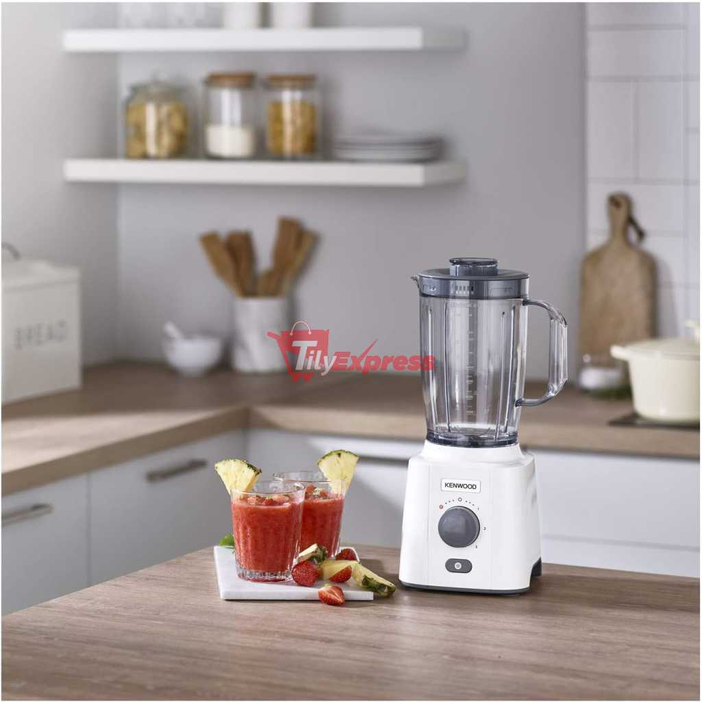 Kenwood Blender 650W BLP41.C0WH; 2L Jar, Ice Crush Smoothie Blender - White