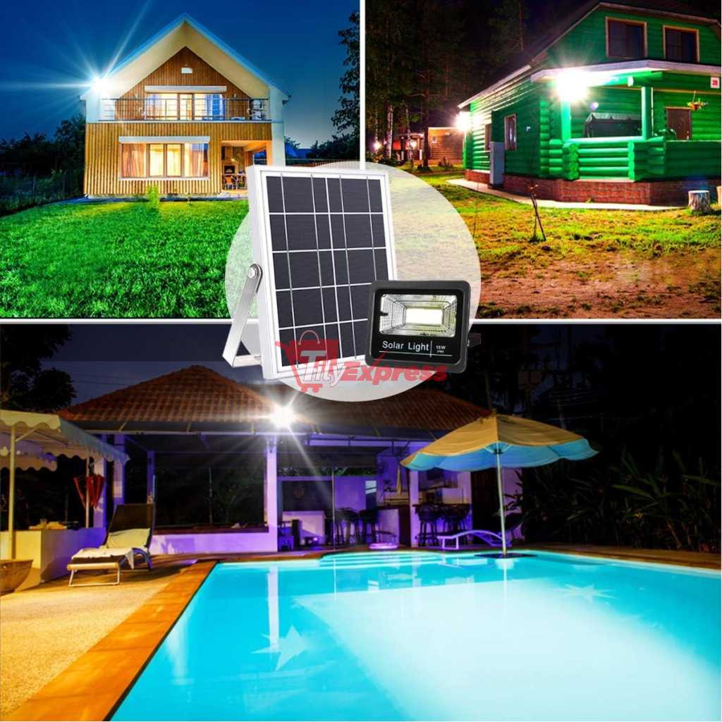 Solar 200W Solar Light Motion Sensor LED Flood Lights Outdoor Security Light with Remote IP65 Waterproof for Garden, Yard Large Size