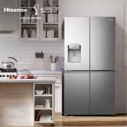 Hisense 730-Litre French Door Side by Side Fridge RC-73WC4SW1; With Ice & Water Dispenser, Frost Free Refrigerator - Silver