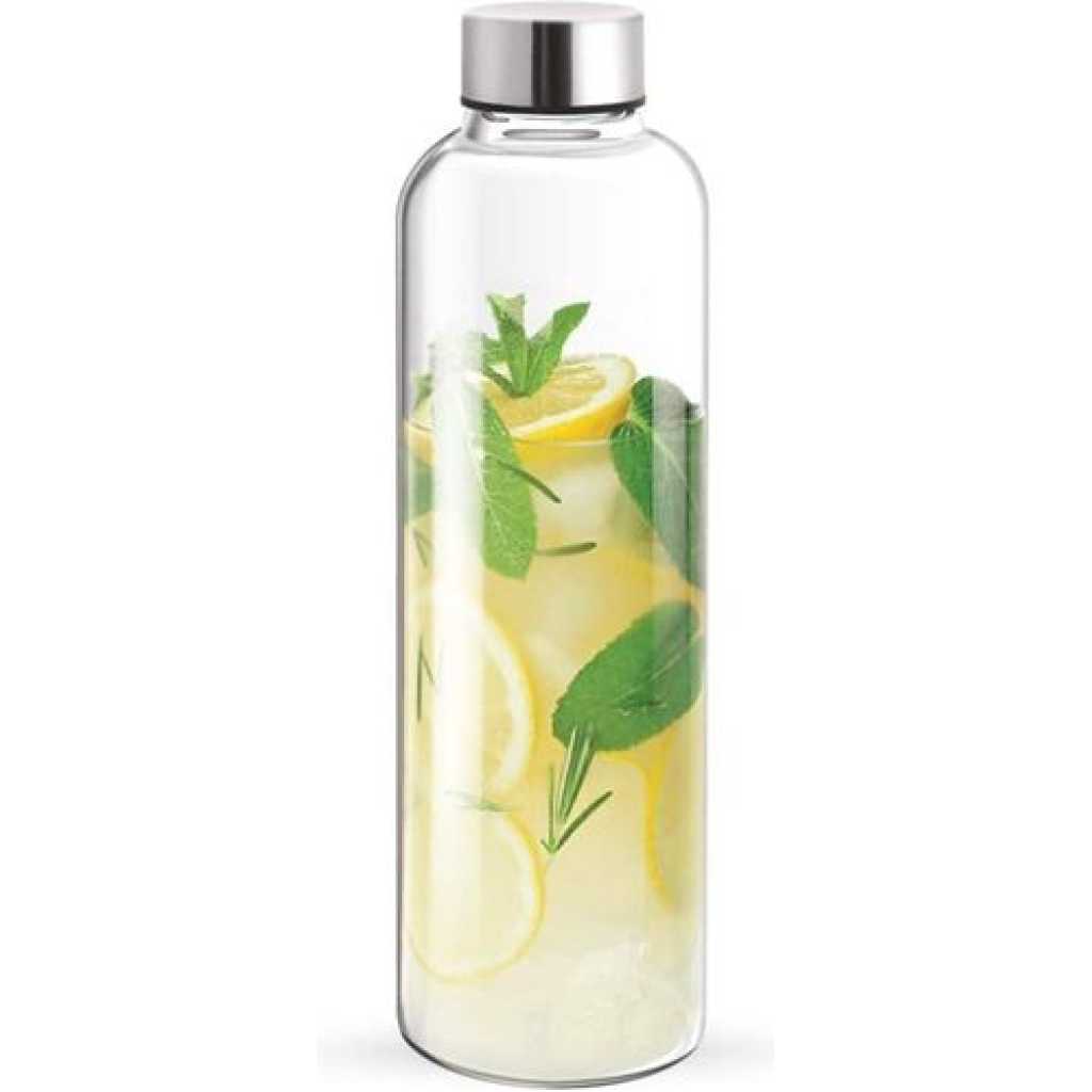 0.75L Bon Appetit Borosilicate Glass Milk Juice Water Bottle Refrigretor Jug- Clear