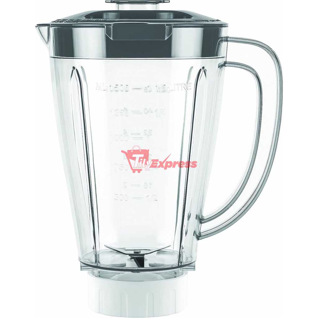 KENWOOD Blender 400W Smoothie Blender/Smoothie Maker 1.5L with Extra Jar, Multi Mill (Grinder/Chopper), Ice Crush Function BLP10.E0WH White