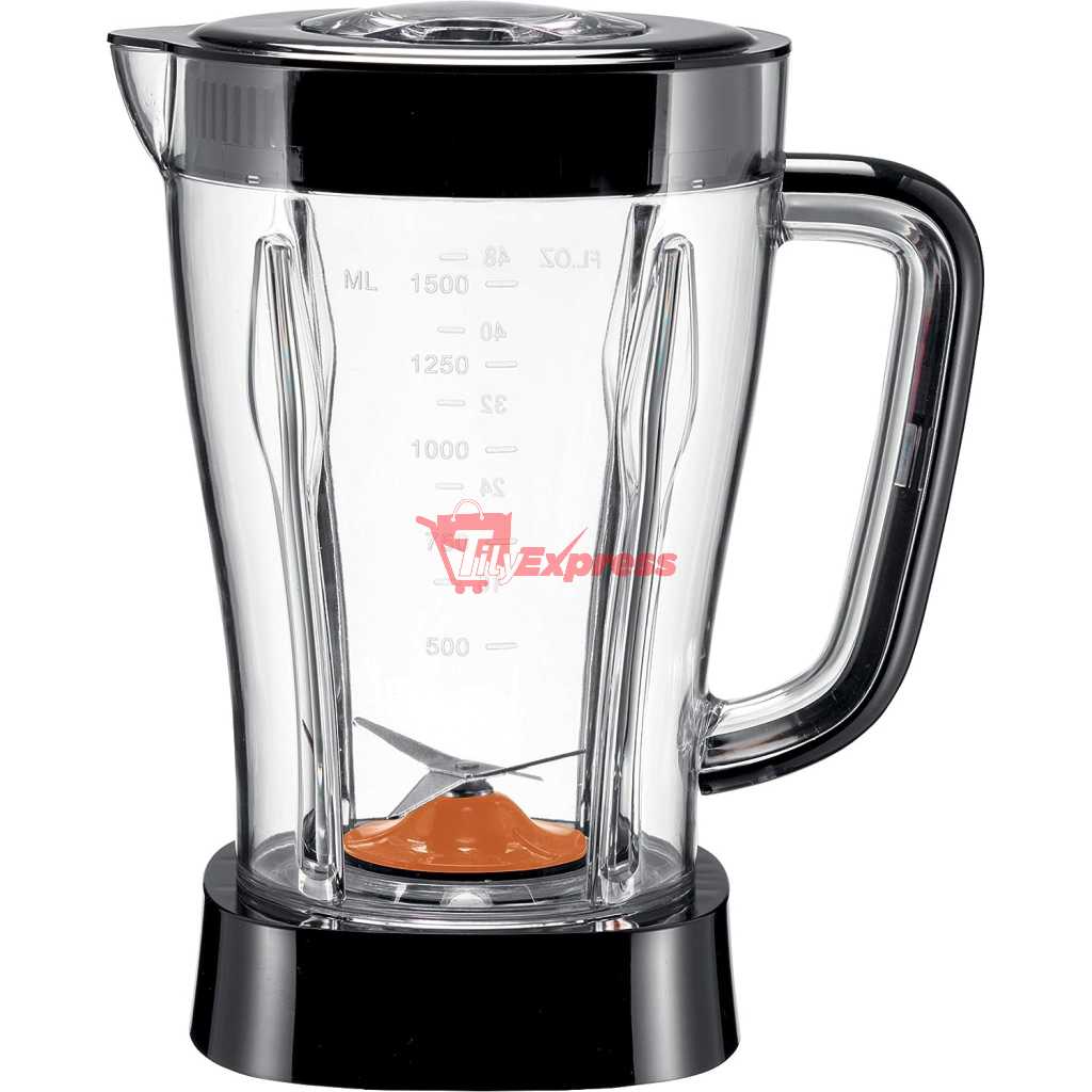 Kenwood Blender 500W Smoothie Blender/Smoothie Maker 1.5L With Multi Mill (Grinder/Chopper), Ice Crush Function BLP15.150BK Black