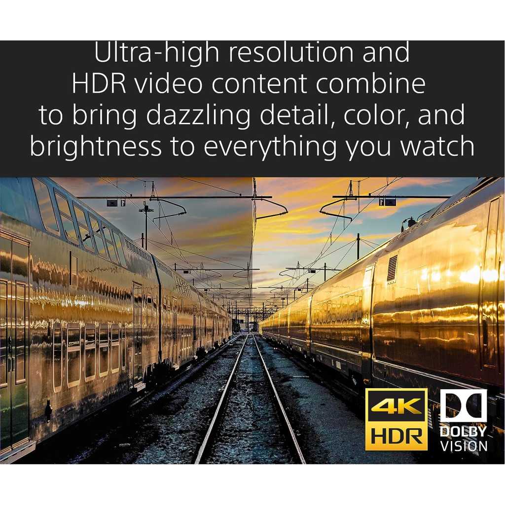 Sony 85-Inch 4K Ultra HD Smart TV X80K Series: LED Smart Google TV with Dolby Vision HDR KD85X80K- Latest Model, Black