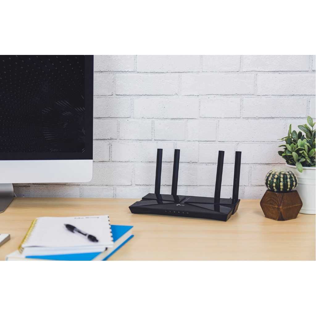 TP-Link Archer AX1500 WiFi 6 Dual-Band Wireless Router, Next-Gen 1.5 Gbps Speeds - Black