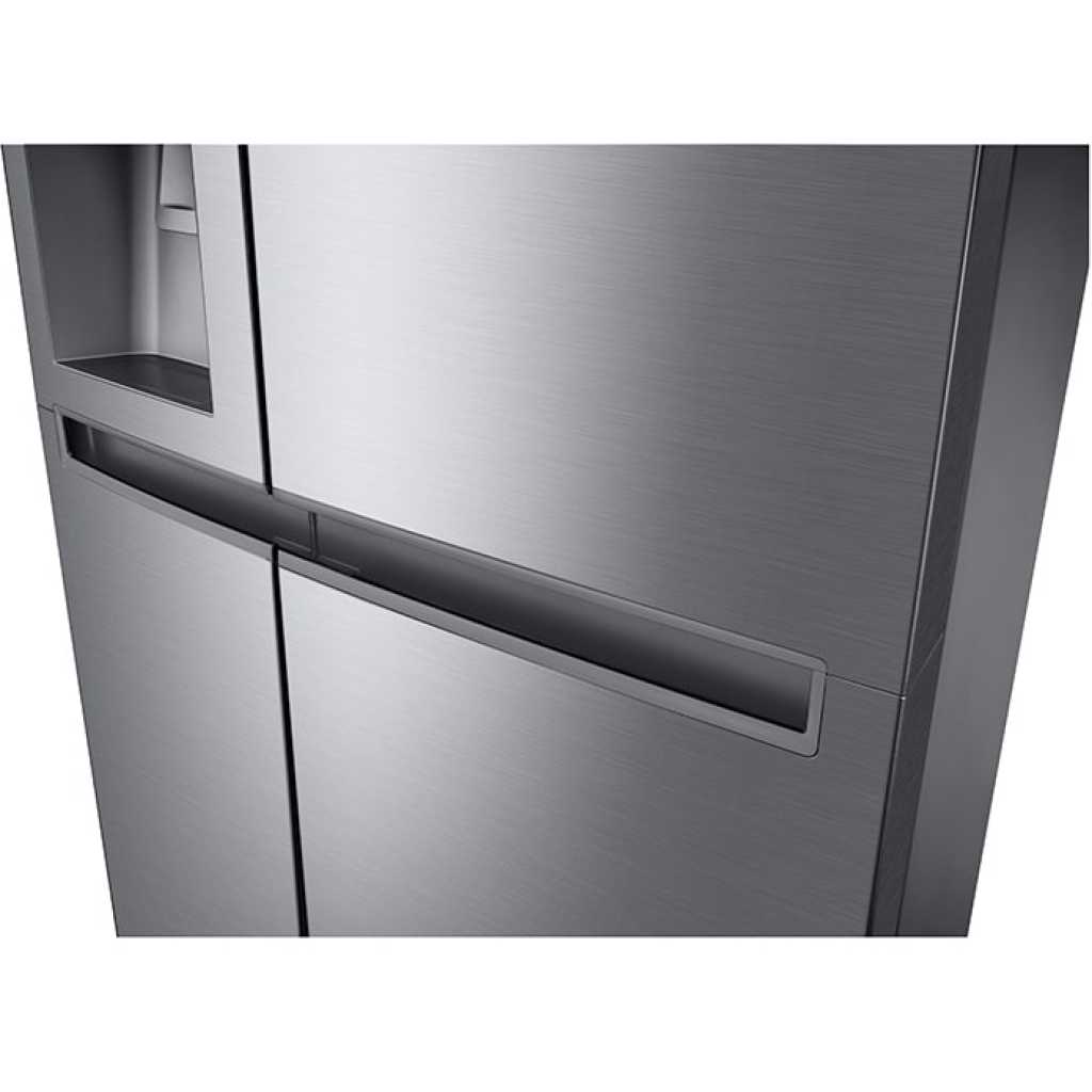 LG 634-Litres GC-L257JLXL Fridge; 634(L) | Side by Side Refrigerator | Smart Inverter Compressor | Multi Air Flow | Smart Diagnosis™, Frost Free