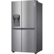 LG 634-Litres GC-L257JLXL Fridge; 634(L) | Side by Side Refrigerator | Smart Inverter Compressor | Multi Air Flow | Smart Diagnosis™, Frost Free