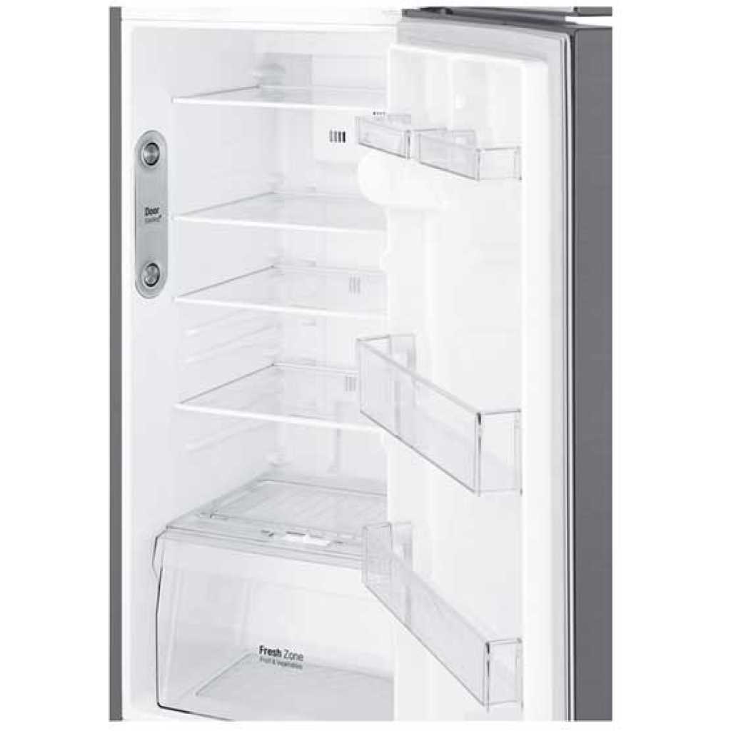 LG Fridge 308-Litres Double Door Frost Free Refrigerator GL-G362RLBN - Inox