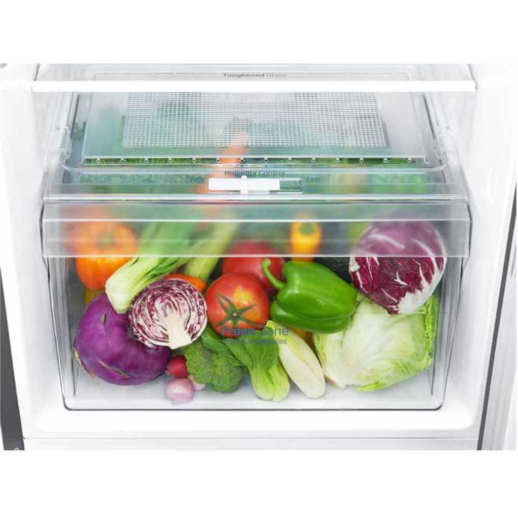 LG Fridge 308-Litres Double Door Frost Free Refrigerator GL-G362RLBN - Inox