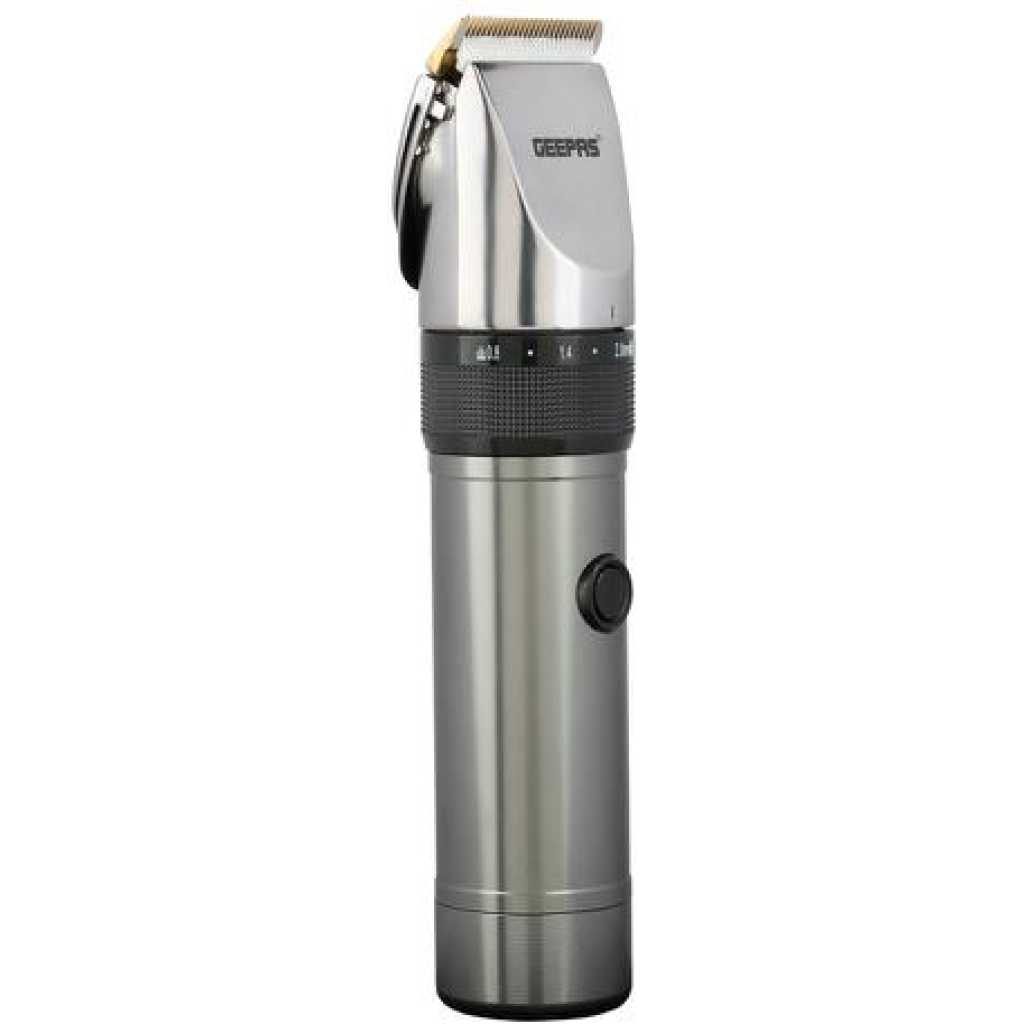 Geepas GTR8711, Rechargeble Hair Trimmer - Silver