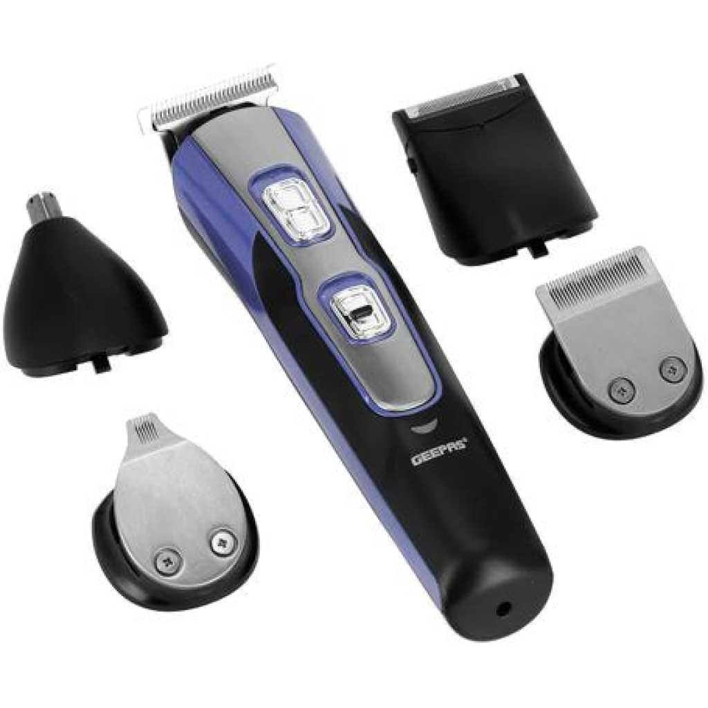 Geepas Electric Shaver, Rechargeable 11 In 1 Grooming Kit GTR8724, Hair Clipper