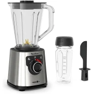 Moulinex Blender, 1200W, Perfectmix, 2L Tritan Jar, 2 Speed LM88HD27, Ice Crush, Smoothie Blender