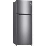 LG 184L Fridge; Top Freezer Refrigerator, Smart Inverter Compressor -Inox