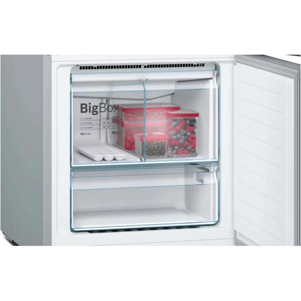 Bosch 560 Litre Fridge KGN56LB305; Freestanding 2-Door Bottom Freezer Frost Free Refrigerator